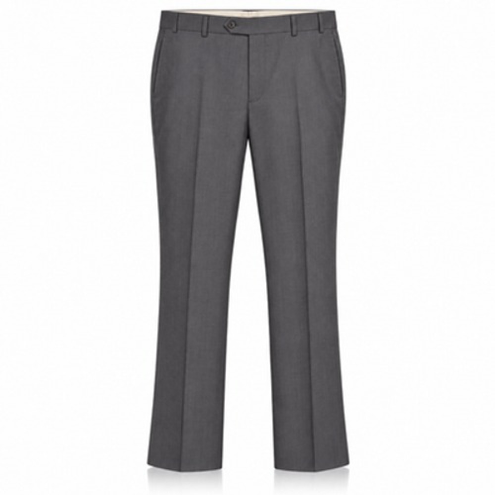 Brooks Brothers Dress Pants Mens 36x30 Gray Excellent Regent Fit Flat Front Wool